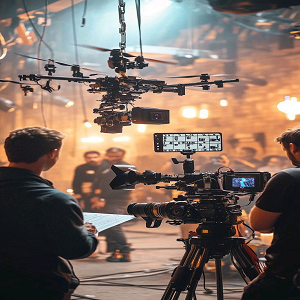 A professional rider on a horse